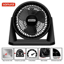 Ventilador Samurai Compact Force 3 En 1 - Negro