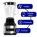 Licuadora KALLEY K-MLV6BSS 8 Funciones - Negro