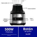 Licuadora KALLEY K-MLV6BSS 8 Funciones - Negro