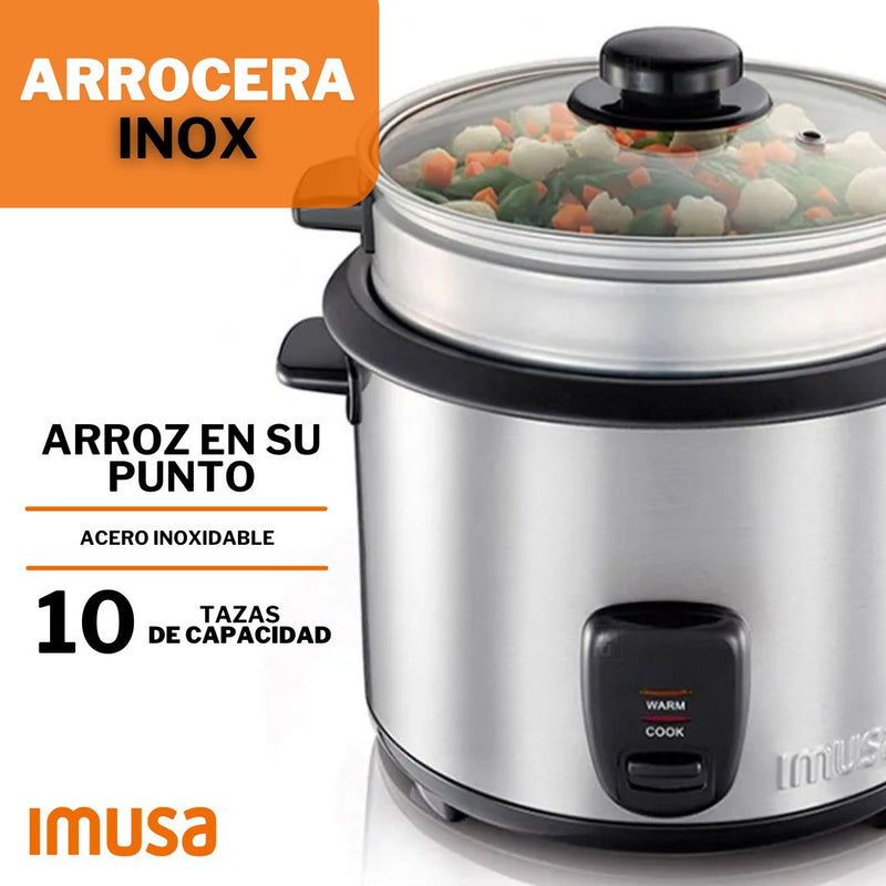 Olla Arrocera IMUSA Inox 10 Tazas
