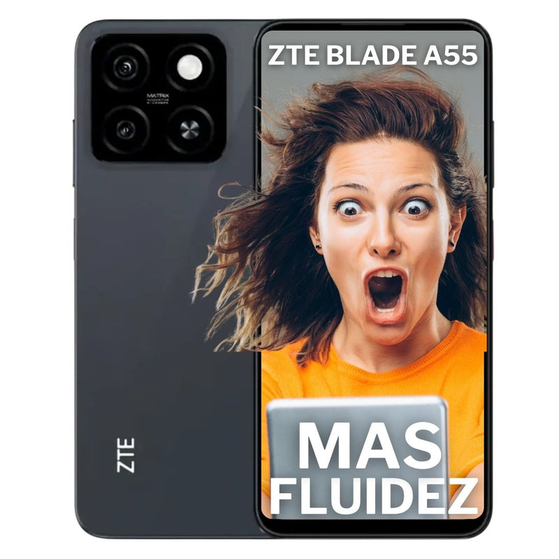 Celular ZTE BLADE A55 128GB/4GB - Negro