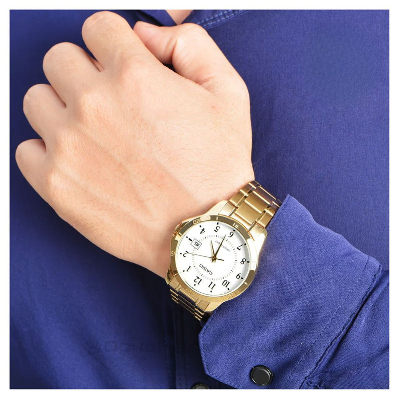 Reloj Casio Modelo MTP-V004G-7B Diseño Elegante