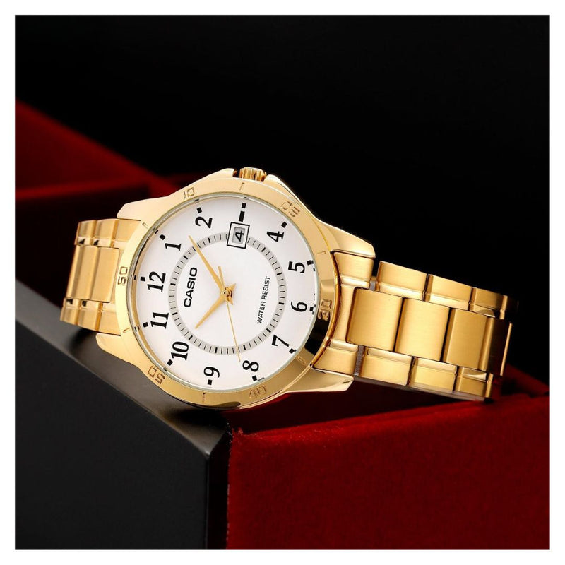 Reloj Casio Modelo MTP-V004G-7B Diseño Elegante
