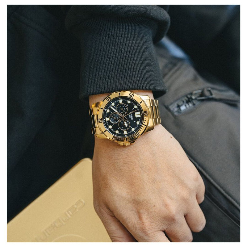 Reloj Casio Referencia MTP-VD300G-1E Diseño Elegante