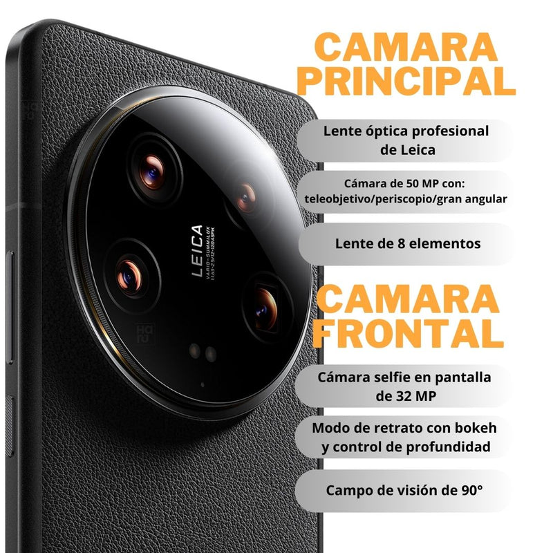 Celular Xiaomi Mi 14 Ultra 512GB/16GB RAM - Negro