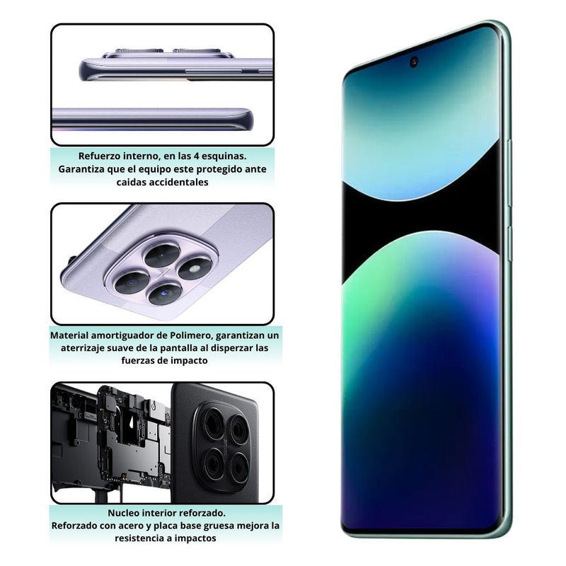 Celular Xiaomi Note 14 Pro 5G 256GB/8GB RAM - Verde