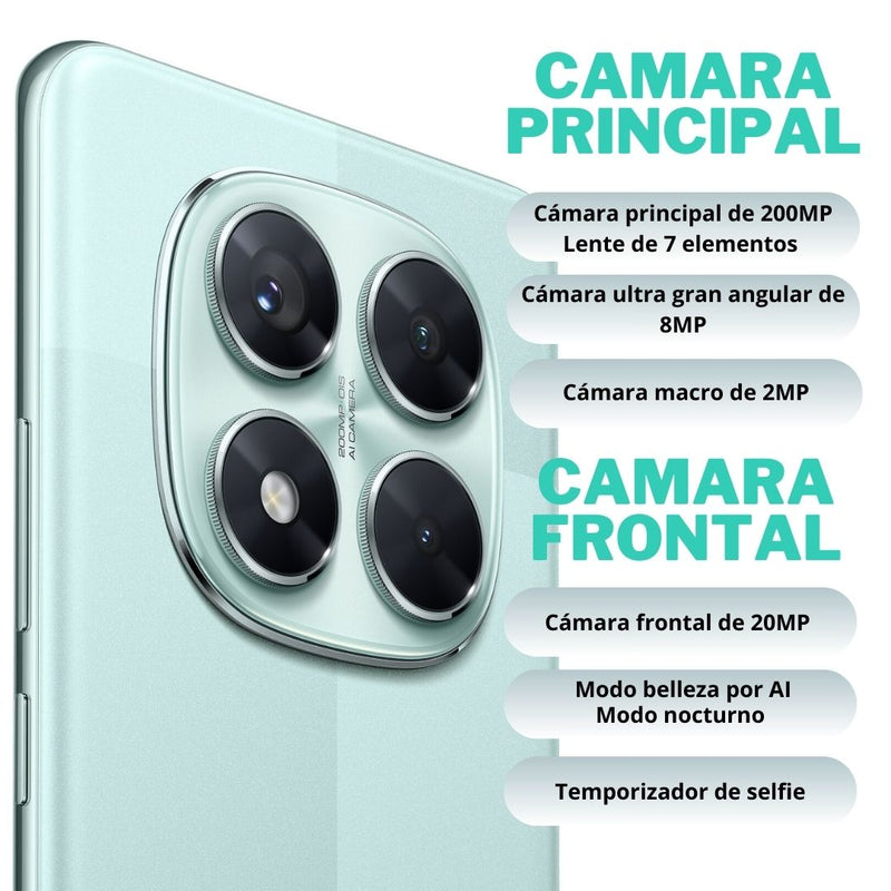 Celular Xiaomi Note 14 Pro 5G 256GB/8GB RAM - Verde