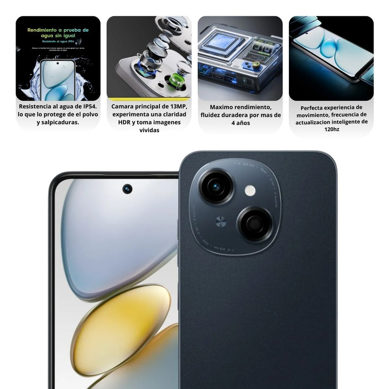 TECNO SPARK Go 1 De 128GB/4GB Ram - Negro
