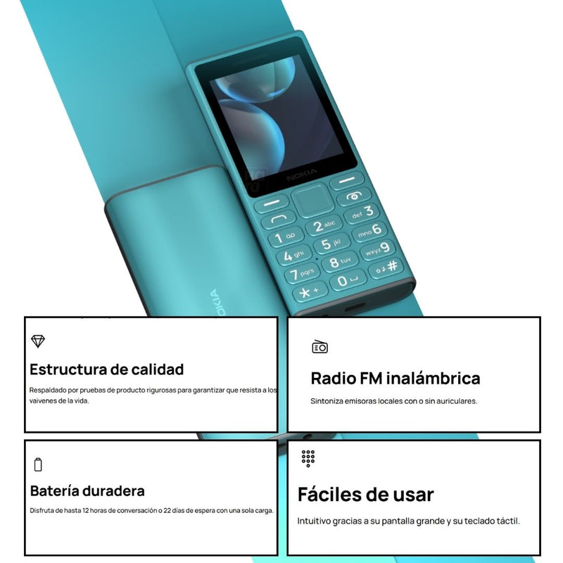 Celular Nokia 105 2023 4G - Negro