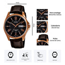 Reloj Casio Referencia MTP-1384L-1A Diseño Elegante