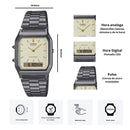 Reloj Casio AQ-230GG-9A Diseño Vintage