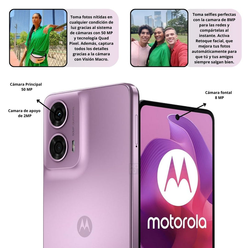 Celular Motorola G24 256GB/4GB RAM - Lavanda
