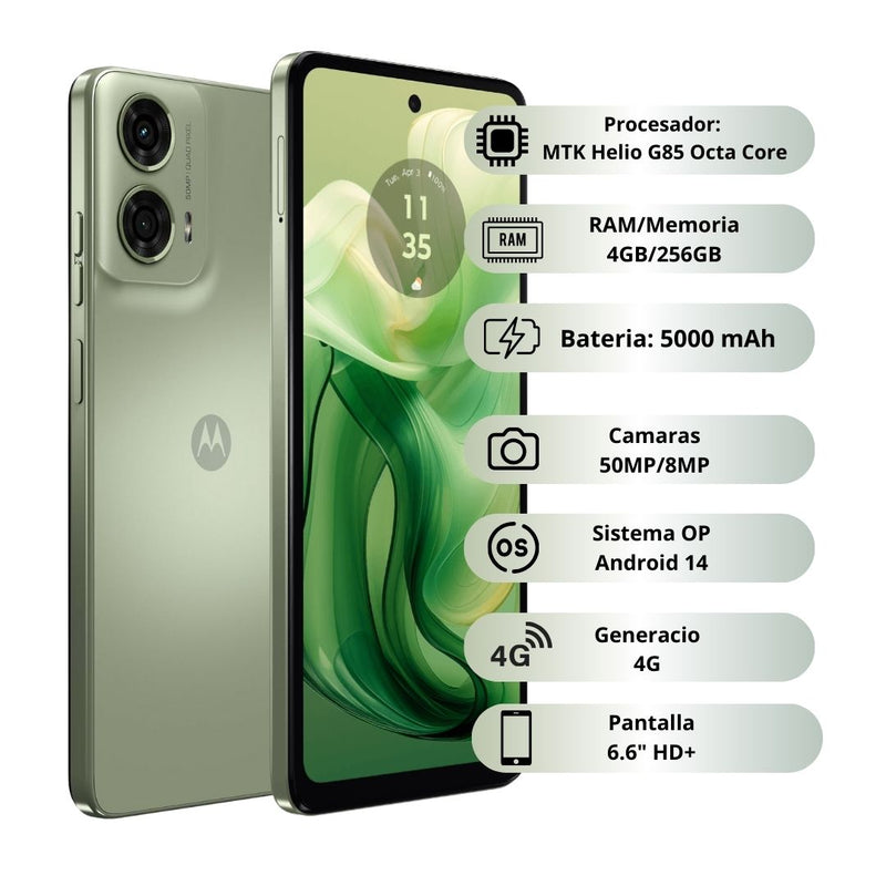 Celular Motorola G24 256GB/4GB RAM - Verde