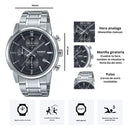 Reloj Casio Modelo MTP-E510D-1A1 Diseño Elegante