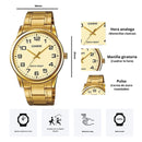 Reloj Casio Referencia MTP-V001G-9B Diseño Elegante