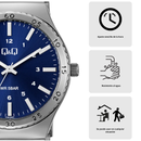 Reloj Q&Q Modelo Q70B-005PY Diseño Casual