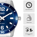 Reloj Q&Q Modelo Q85B-004PY Diseño Elegante