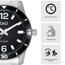 Reloj Q&Q Modelo Q85B-005PY Diseño Elegante