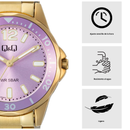 Reloj Q&Q Modelo Q88B-005PY Diseño Elegante