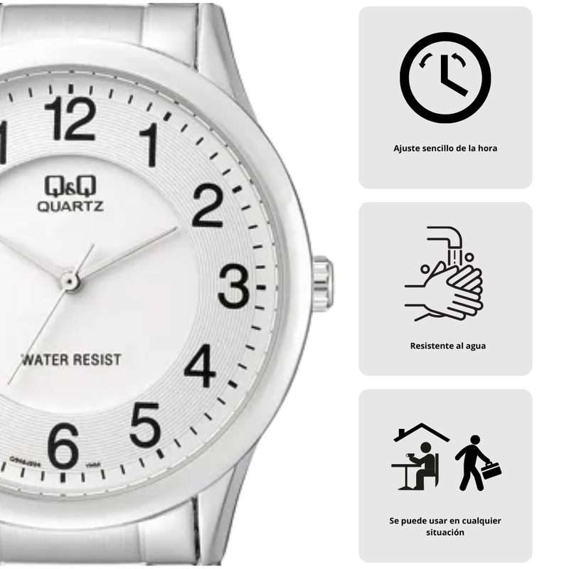 Reloj Q&Q Modelo Q948J204Y Diseño Elegante