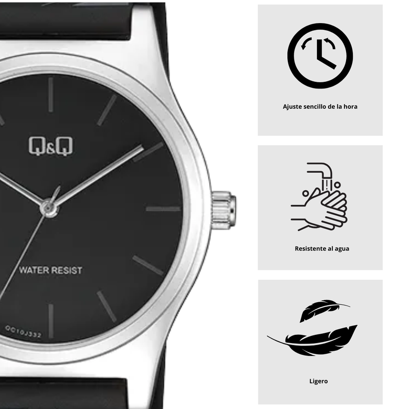 Reloj Q&Q Modelo QC10J332Y Diseño Casual