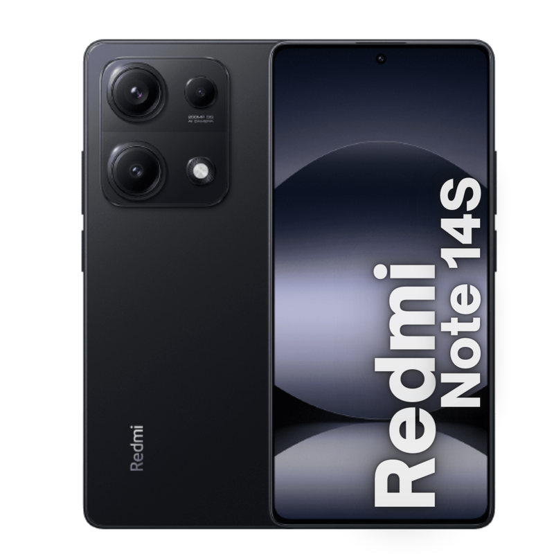Celular Xiaomi Redmi Note 14S 256GB/8GB RAM - Negro