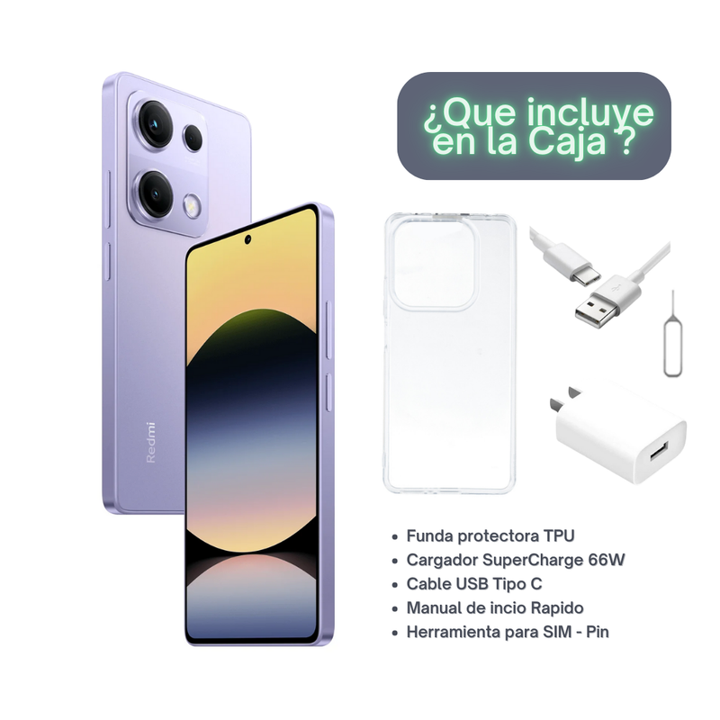 Celular Xiaomi Redmi Note 14S 256GB/8GB RAM - Negro