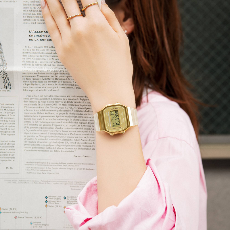 Reloj Casio Modelo A168XESG-9A Diseño Casual