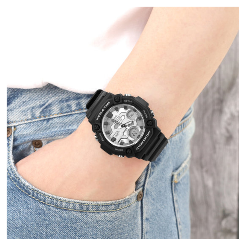 Reloj Casio Modelo AEQ-120W-7A Diseño Deportivo