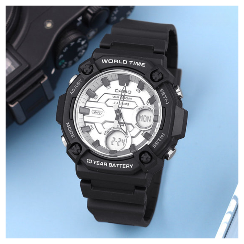Reloj Casio Modelo AEQ-120W-7A Diseño Deportivo