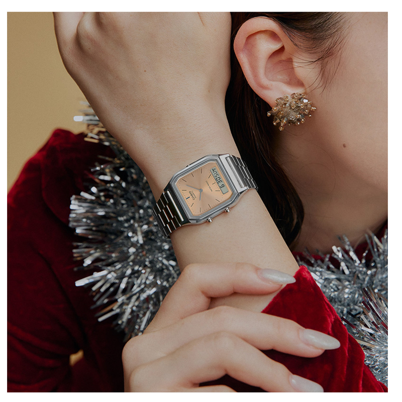 Reloj Casio Unisex AQ-230A-4A Diseño Vintage