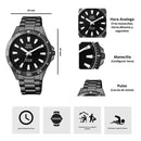 Reloj Q&Q Superior S08A-003PY Diseño Elegante