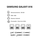 Samsung Galaxy A26 5G De 256GB/8GB RAM - Negro