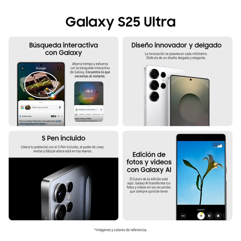 Samsung Galaxy S25 Ultra 5G De 512GB/12GB RAM - Plateado