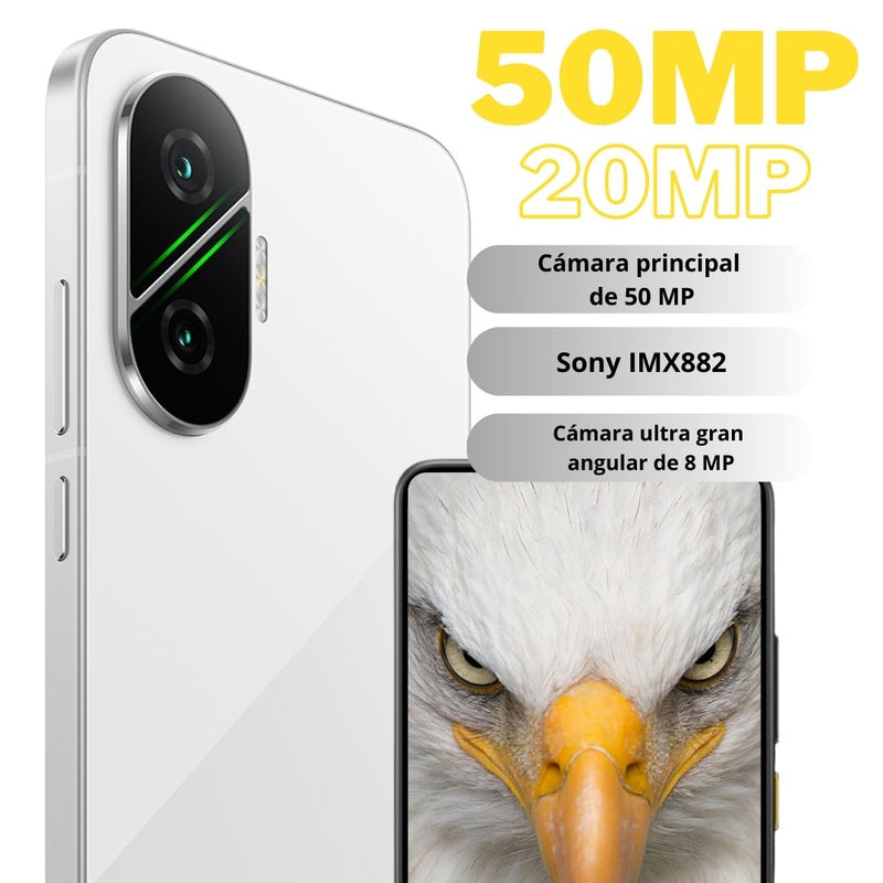 Celular Xiaomi POCO F7 5G 512GB/12GB RAM - Negro