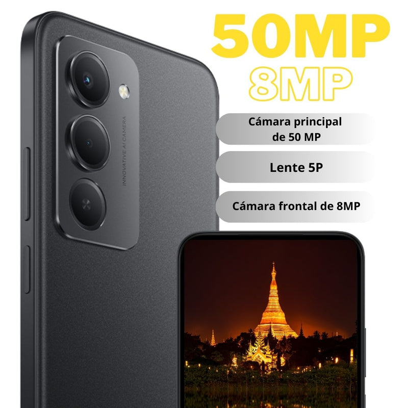 Celular Xiaomi Redmi 15 4G 256GB/8GB RAM - Negro