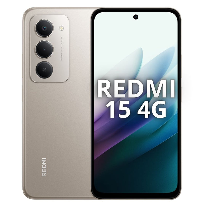 Celular Xiaomi Redmi 15 4G 256GB/8GB RAM - Dorado