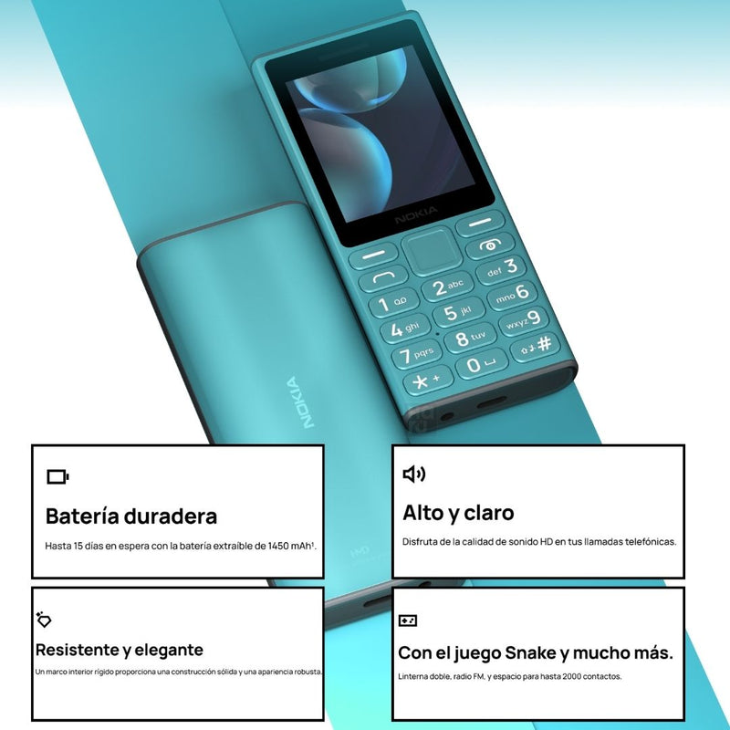 Celular Nokia 105 Dual Sim 4G - Negro