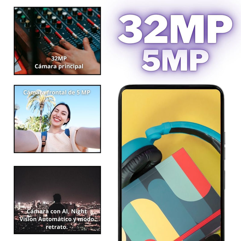 Celular MOTOROLA E15 64GB/2+2GB - Morado
