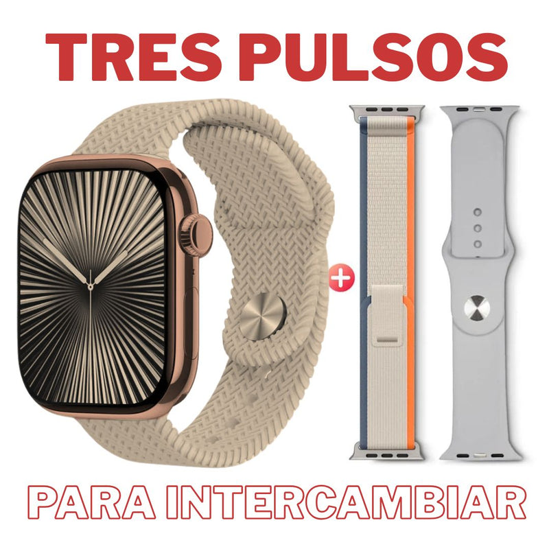 Reloj Inteligente Mobulaa H10 PLUS – Oro rosa