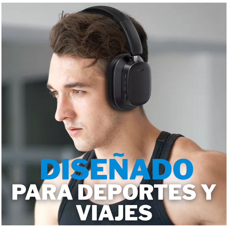 Audifonos Inalambricos Diadema AUT250 1hora - Negros