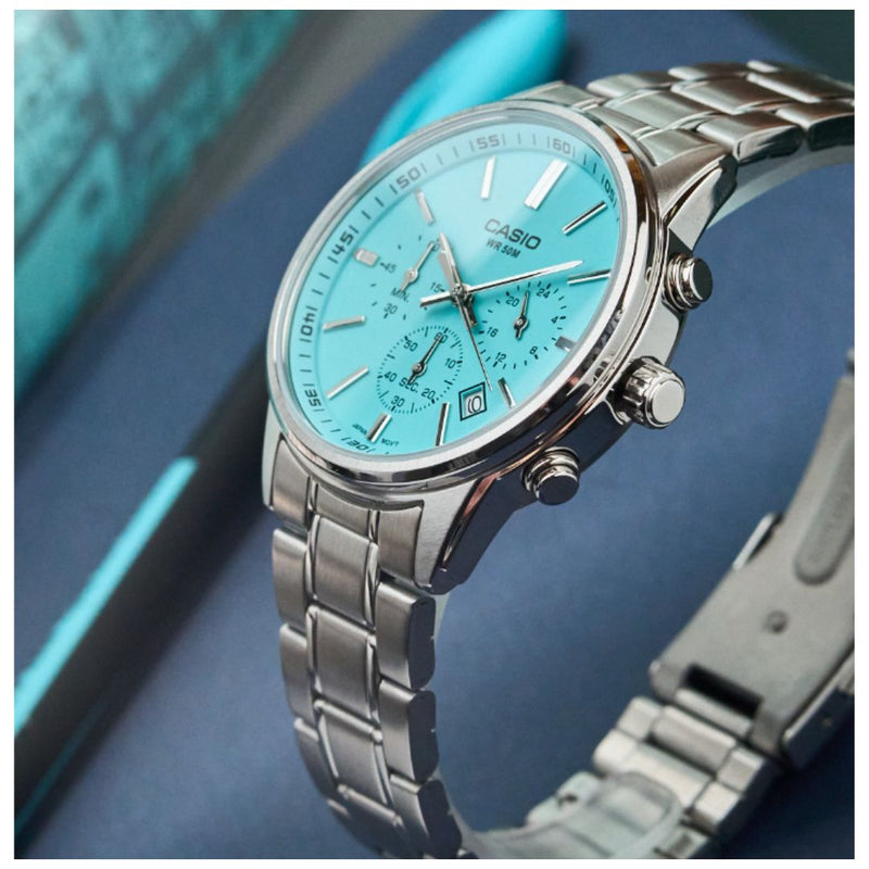 Reloj Casio Modelo MTP-E515D-2A2 Diseño Elegante