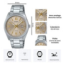Reloj Casio MTP-1302DD-9A Diseño Elegante