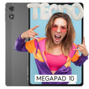 Tablet Tecno MEGAPAD 10 De 256GB/4+4GB - Negro