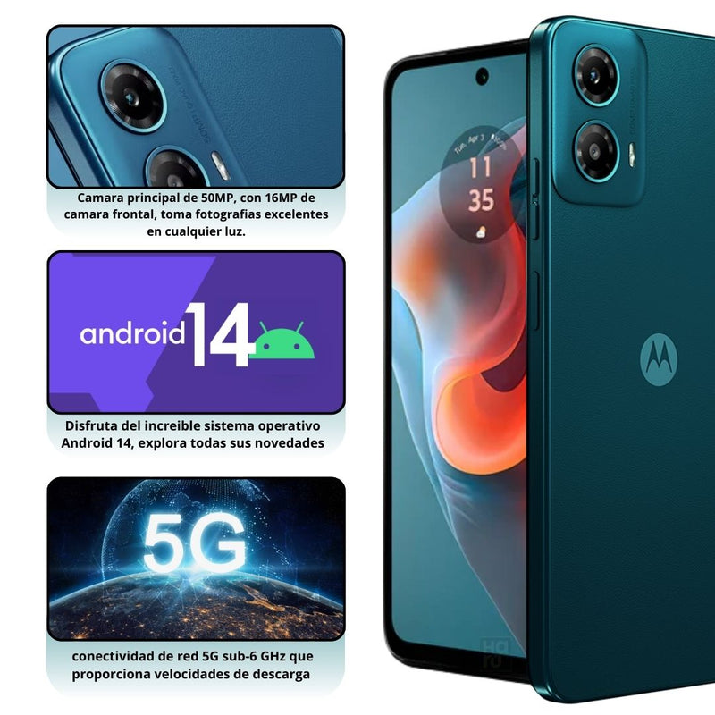 Celular MOTOROLA G34 5G 256GB/8GB - Verde