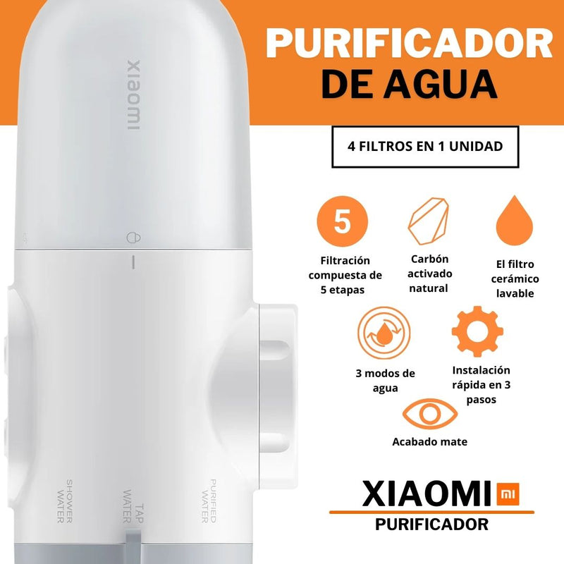 Purificador De Agua Xiaomi 5 Filtros - Blanco