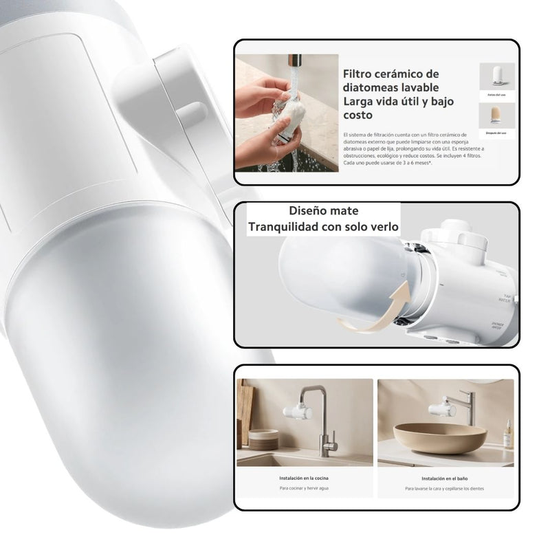 Purificador De Agua Xiaomi 5 Filtros - Blanco