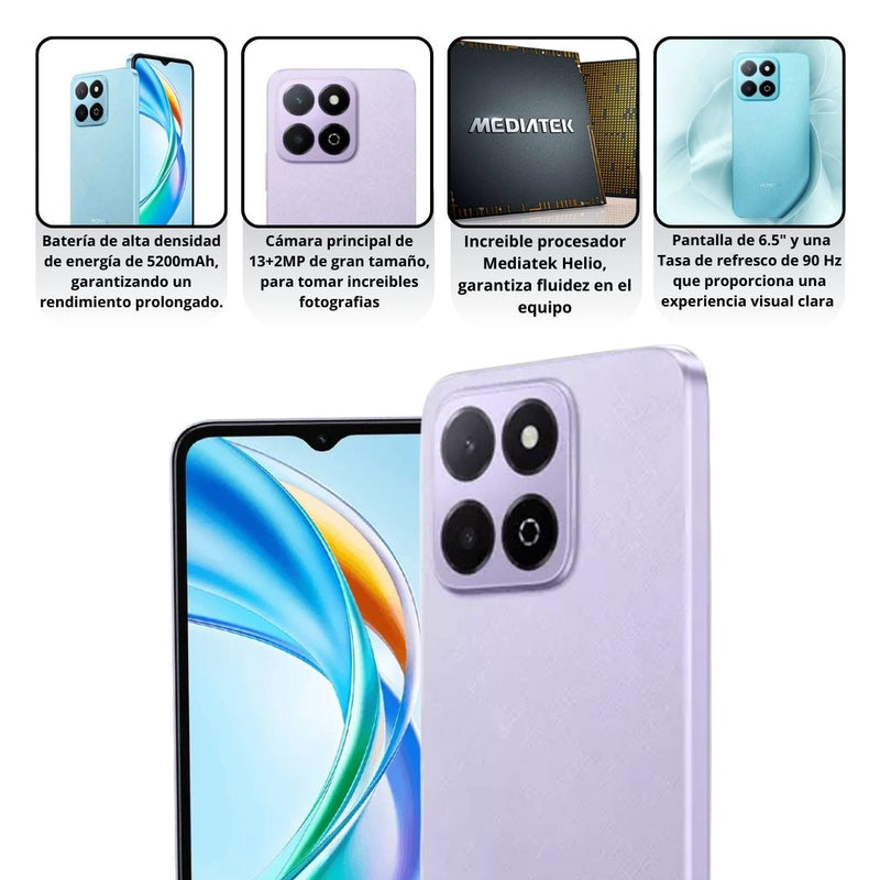 Celular HONOR Play 9A 256GB/4GB RAM - Morado