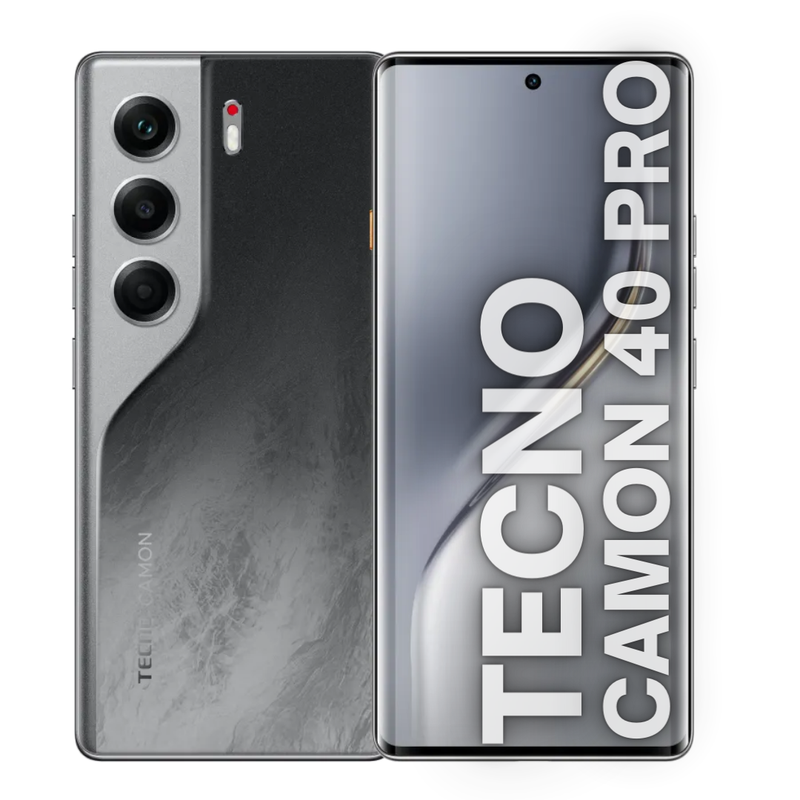 Celular TECNO CAMON 40 Pro 256GB 8+8GB RAM Negro