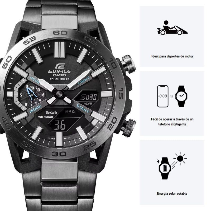 Reloj Casio EDIFICE ECB-2000DC-1A Diseño Deportivo